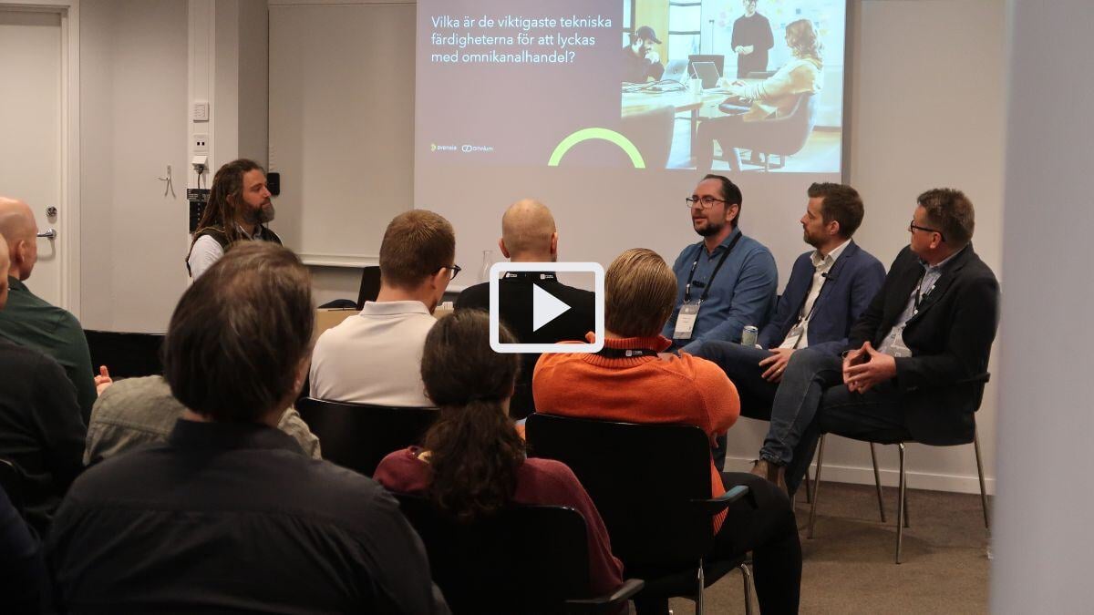 Panel Discussion With Omnium: Omnichannel Commerce From a Technical Perspective (Swedish)